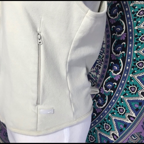 ⚡️EUC Nike Vintage Hooded Athletic Hoodie Vest - Picture 2 of 8